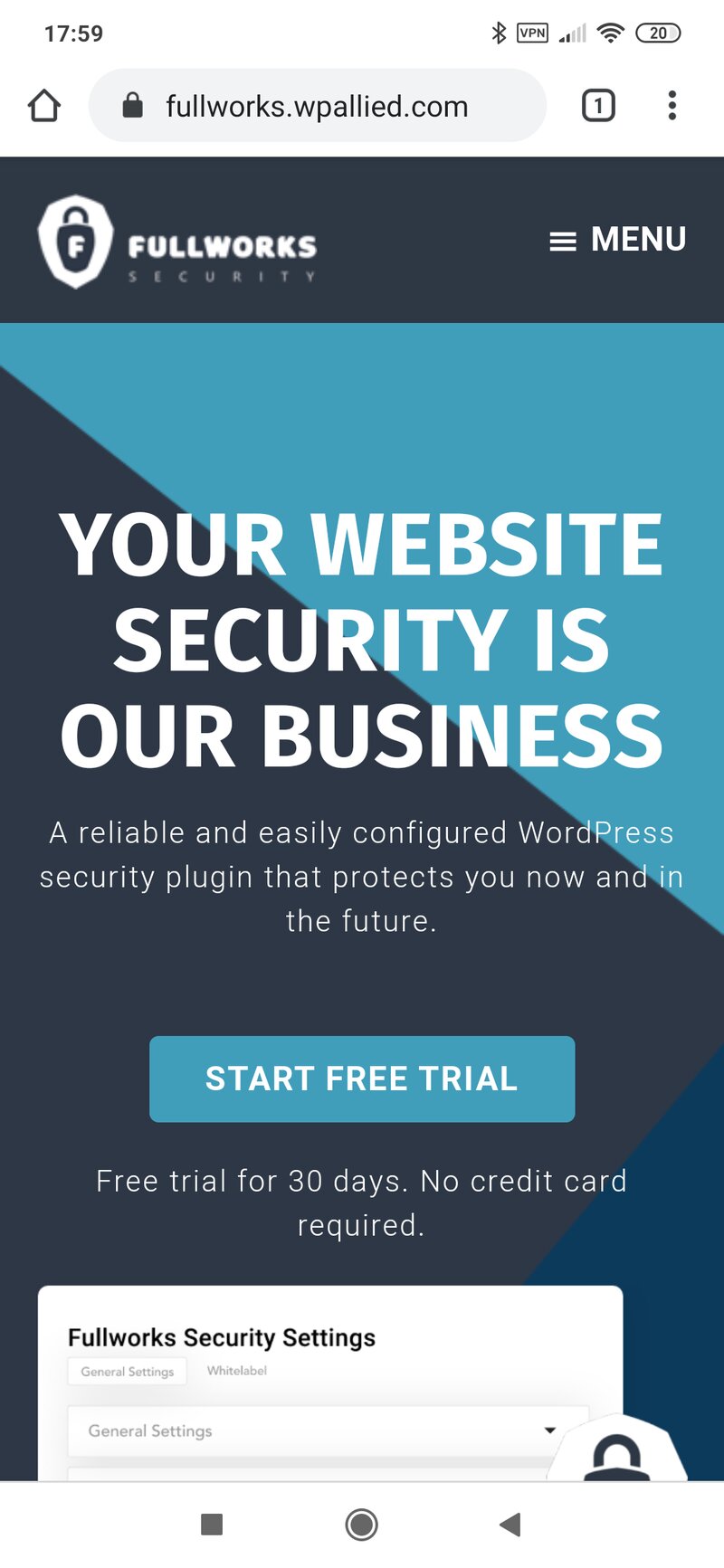 Security plugin interface